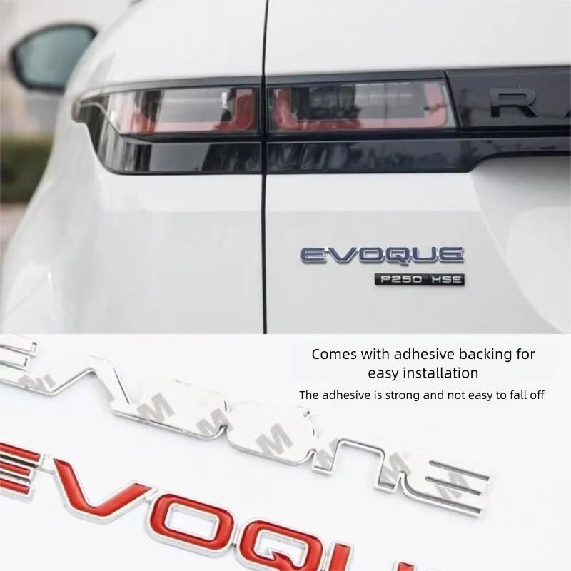 Modified Car Emblem Badge Sticker for Land Rover Range Rover Evoque Autobiography Rear Trunk XS2