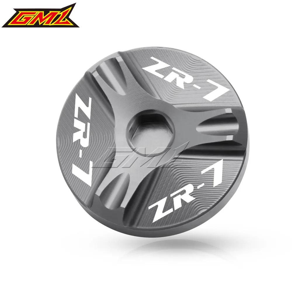 

Motorcycle CNC Aluminum Engine Oil Drain Plug Sump Nut Cup Cover Oil Filler Cap For Kawasaki ZR7 ZR-7 1999-2001 ZR-7S 2001-2006 серый