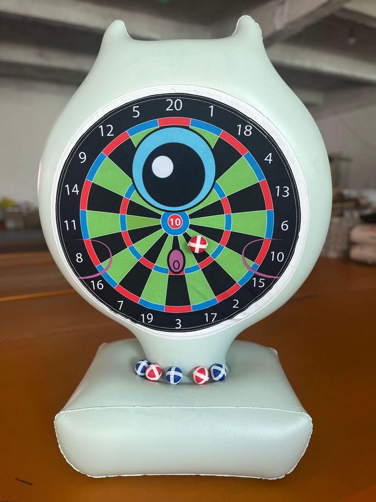 Inflatable PVC Dartboard Water Game Toy for Parent-Child Interaction Frisbee Fun