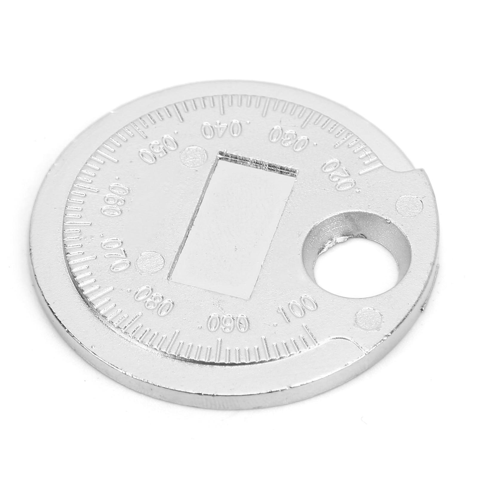 

Car Spark Plug Gap Gauge Tool 0.020.1in 0.62.4mm Coin Type Stainless Steel Repair Maintenance