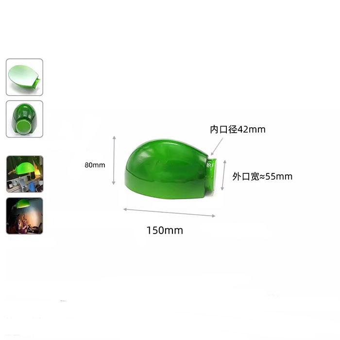 Grey 48mm 52mm 53mm Opening Chimney Glass Lamp Shade,Gray Green Cover with 55mm 56mm 59mm 60mm Reverse Hole for diy Lampshade