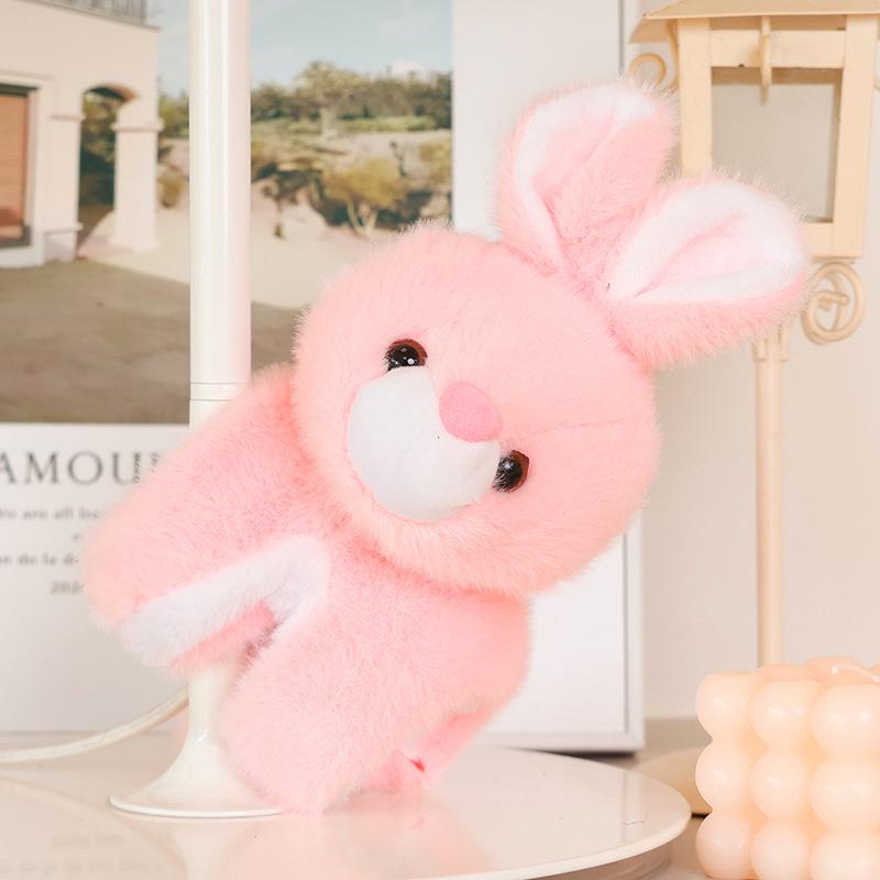 Animal Snap Bracelet Plush Toy - 8" Elk, Koala, and Raccoon Claw Machine Dolls