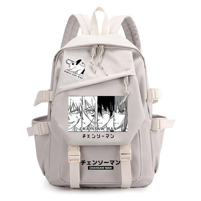 Chainsaw Man Anime Men'S And Women'S Backpack Cosplay Student School Bag Computer Travel Leisure