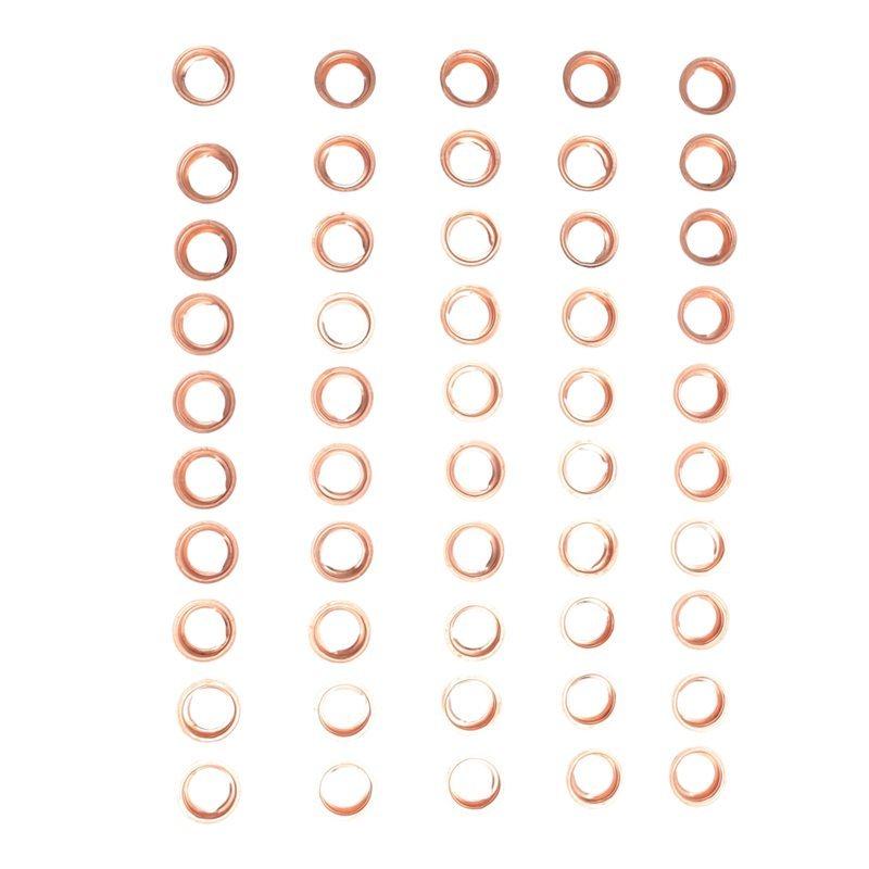 L17A-50Pcs Engine Oil Drain Plug Seal Washer Gasket Rings For Infiniti Nissan 1102601M02