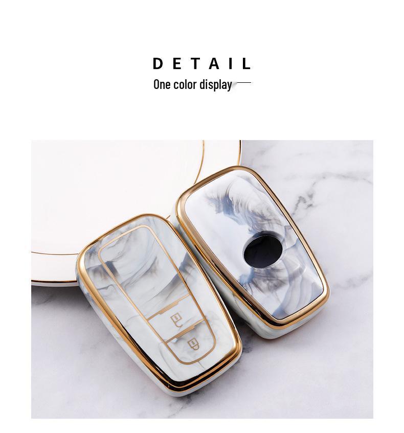 Chinese Style Key Case for Toyota Camry, Prado, Avalon, and Yize - Full Coverage Protective Cover