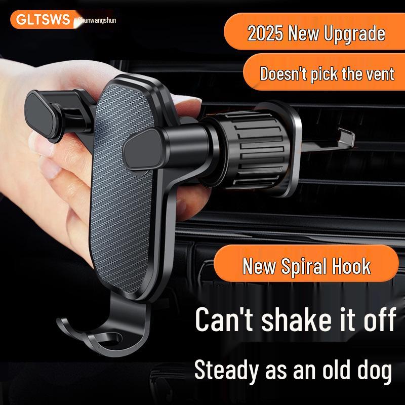 Shun Wang Car Air Vent Phone Holder with Extended Hook for Universal Navigation Support Universal Air Vent [Stable Even When Car Shakes]