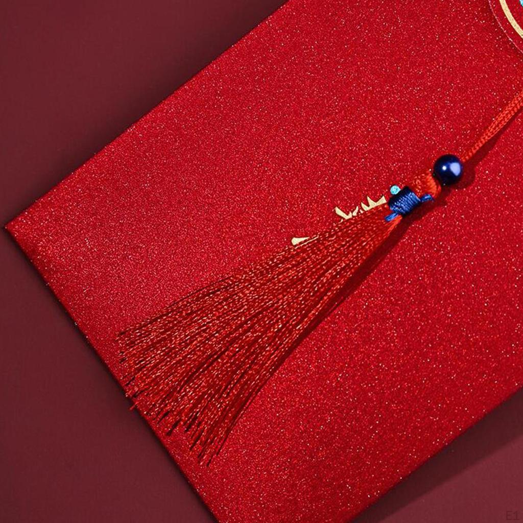 10 Pieces , Chinese Hong Bao Red Pocket for Spring Festival Birthday
