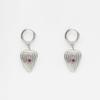 BOLDIERE Heart Leaf Earring_ E22[Silver]
