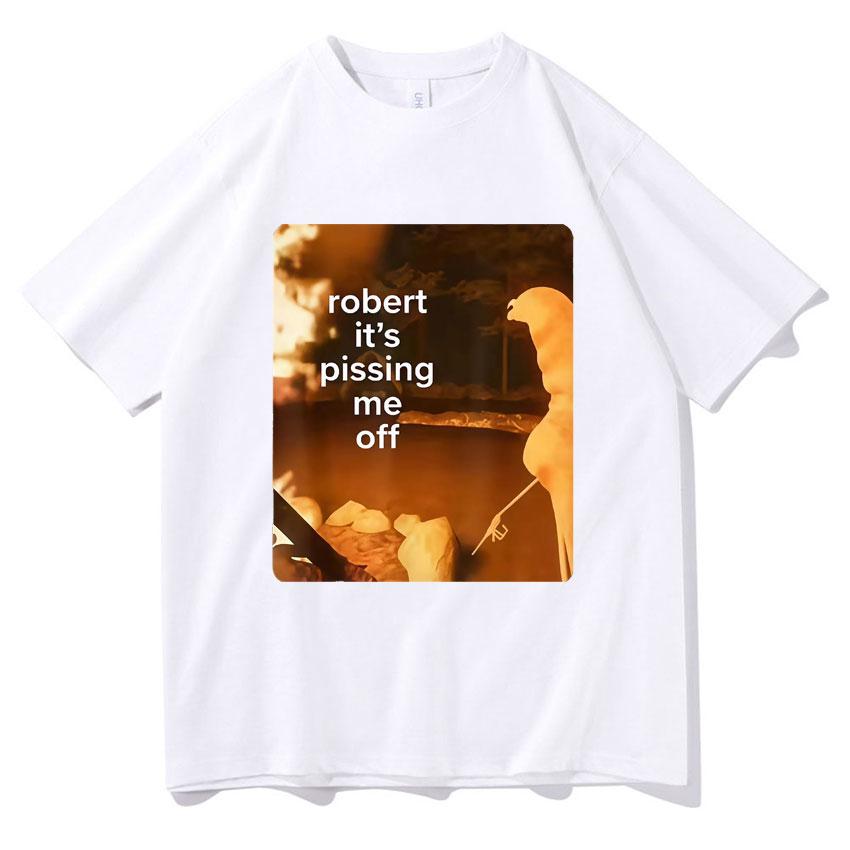 Harajuku Style Marcus The Worm Robert Meme Tshirt Men Women Pop Graphics Fashion Cotton Crewneck Oversized Short Sleeve Clothes