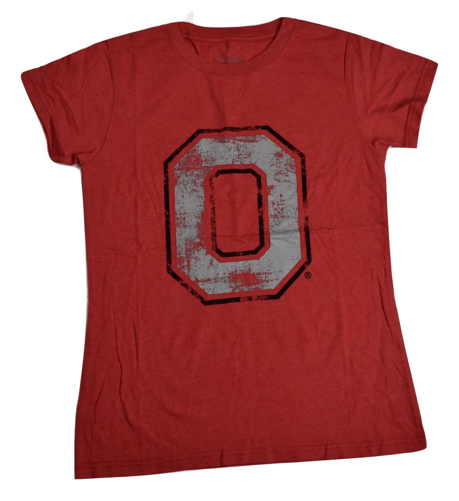 J. America Juniors Ohio State Buckeyes Shirt New L, XL 4XL