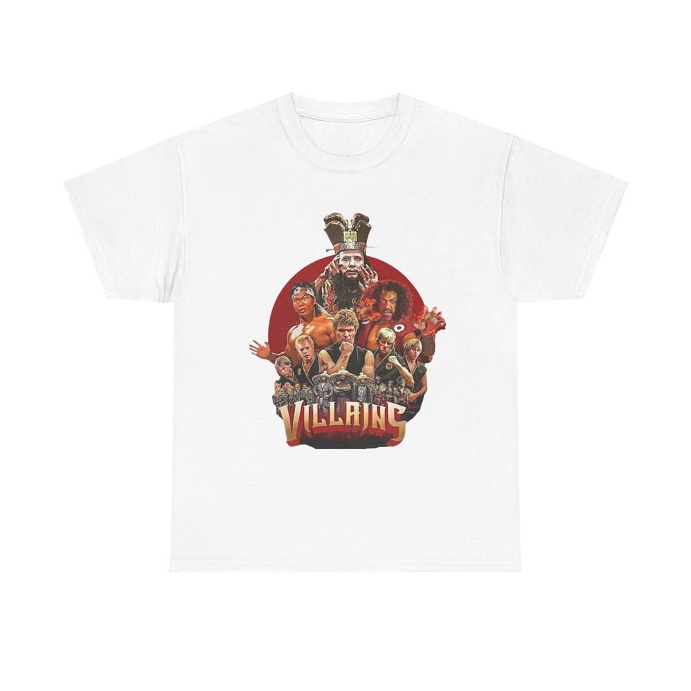 Kung Fu Movie Villain Tee, Karate Kid, Big Trouble in Little China, Last Dragon