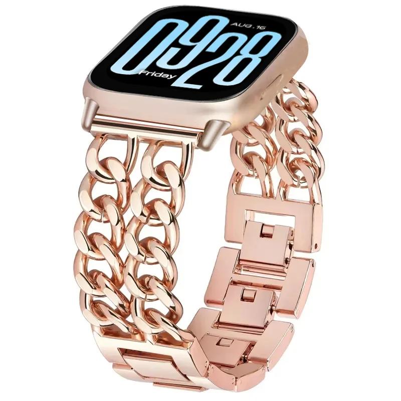 20mm 22mm Luxury Metal Watchbands For Redmi Watch 5 Active/Lite/Xiaomi Watch S4 Bracelet Galaxy 7 6 5 4 Classic Correa Wristband