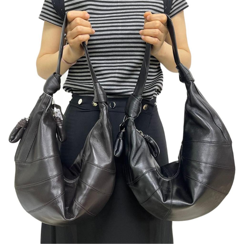 LEMAIRE Lambskin Underarm Bag New Style Solid Color Can Be Held Medium-sized High-grade Sense Timely Soft Leather Bag