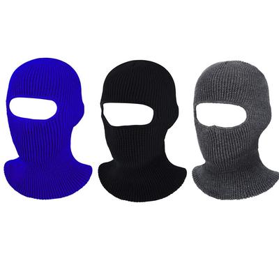 Unisex Caps Balaclava Bonnet Knit Beanies Knit Beanies Full Face Cover Ski Mask Hat Single Hole
