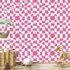 Wallpaper Free checkerboard powder pink, powder pink background 50x1000