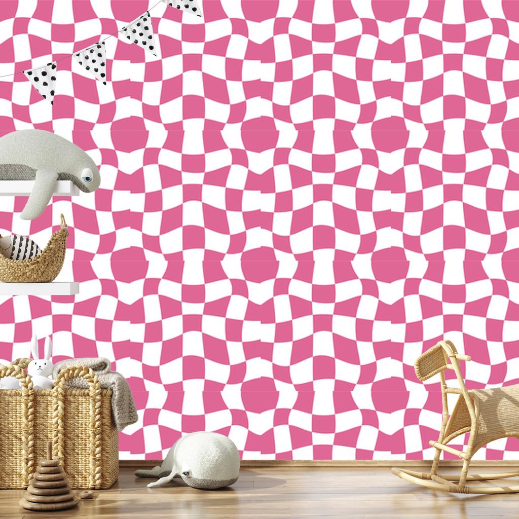 Wallpaper Free checkerboard powder pink, powder pink background 50x1000