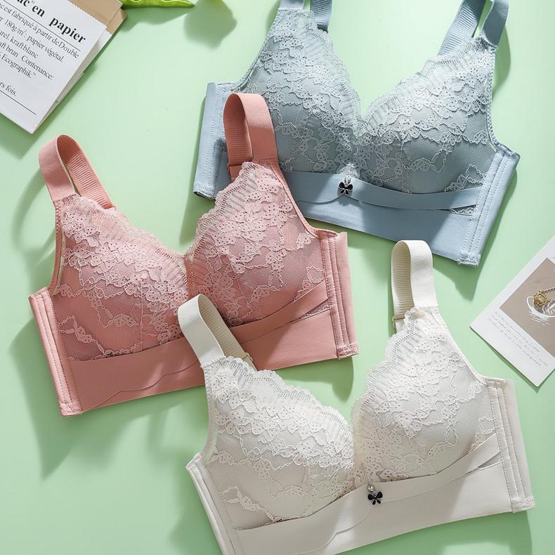 Large-sized Bra Women's Thin Cup Underwear Lactation Adjustment Bra Push Up Bra
