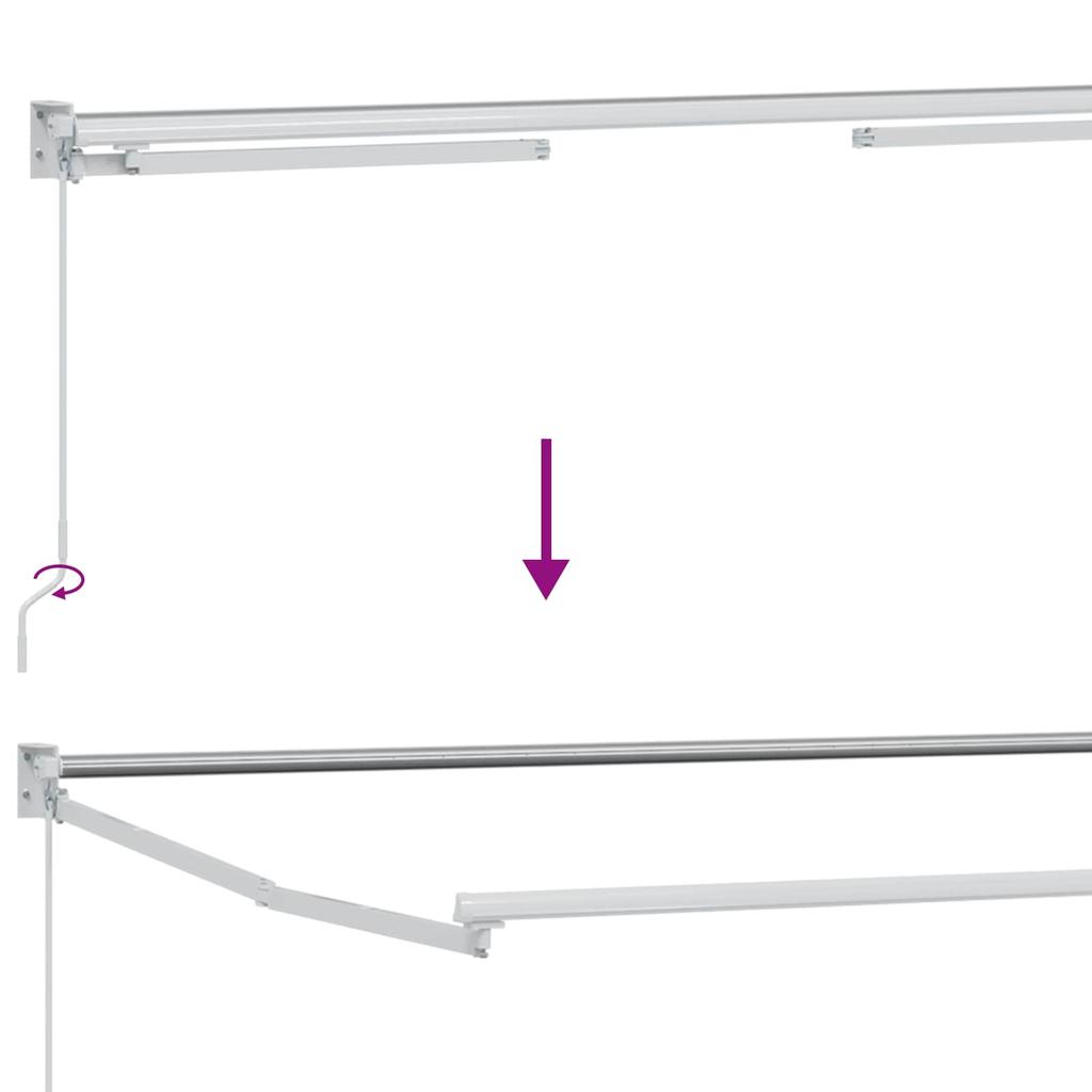 Retractable Awning Anthracite 3 X 2 M Polyester and Aluminium