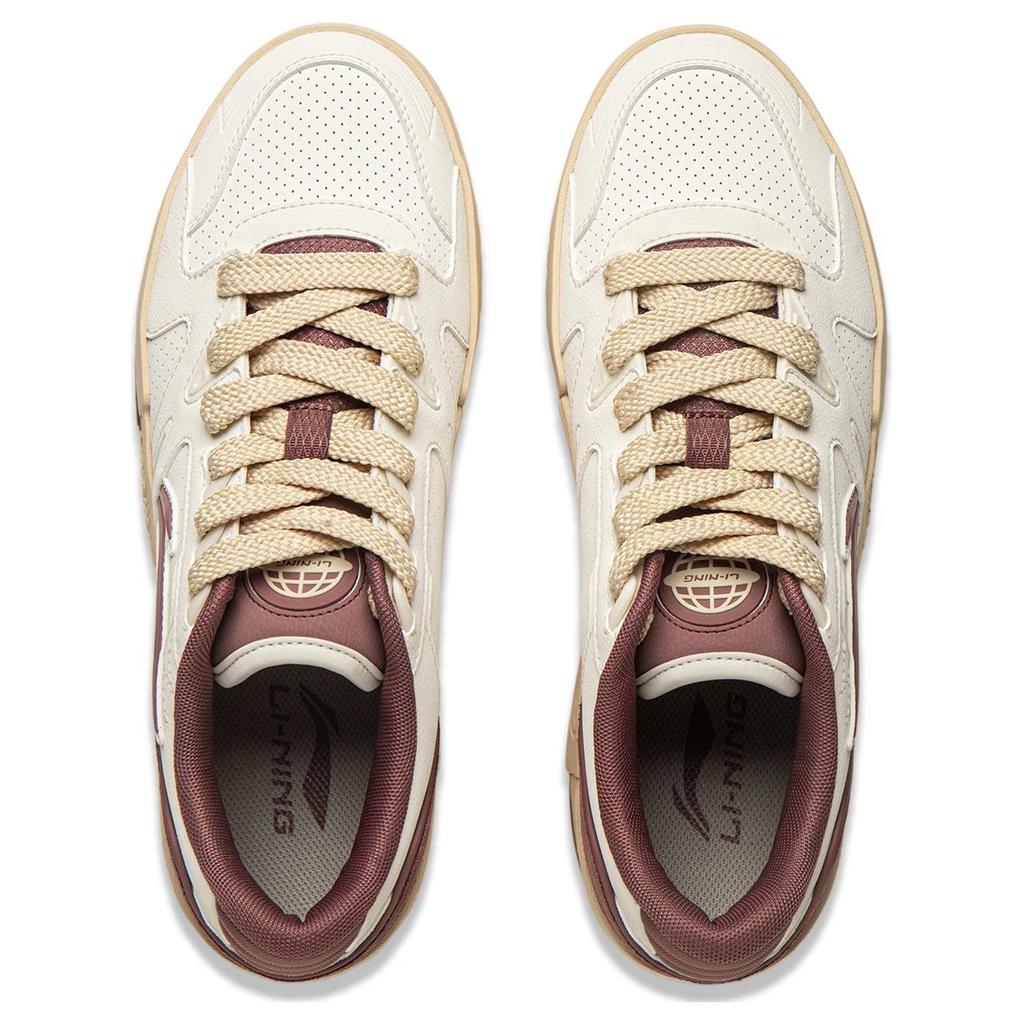 Li Ning Bequeme Vielseitige Dicke Sohle Höhenerhöhend Rutschfest Stoßdämpfend Abriebfest Low-Top Skateschuhe Herren Sneaker AGCU335-3