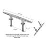 Heavy Duty Stud Mount Flat Top Cleat for Boat Dock Open Cleats 316 Stainless Steel Marine Accessories 6/8/10 Inch