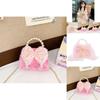Sweet And Fashionable Bowknot Mini Shoulder Bag For Girls With Polyester Lining Design