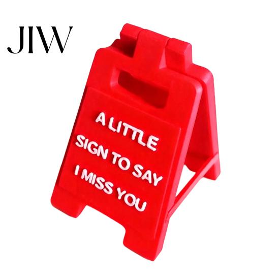 Creative Love Themed Gifts Romantic Mini Desk Sign with I You/I Miss You/I'm Proud of You Text for Anniversary Valentine's Day Commemorative