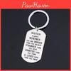 Wish Hot-selling Brother/sister Remember You Are Brave Stainless Steel Keychain