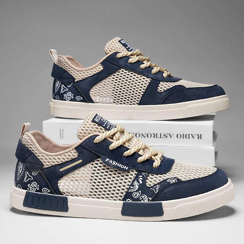2025 Moda Estiva Scarpe da Uomo Taglie Grandi 39-47 Traforate Designer Scarpe da Skateboard per Uomo Scarpe Vulcanizzate zapatos para hombre