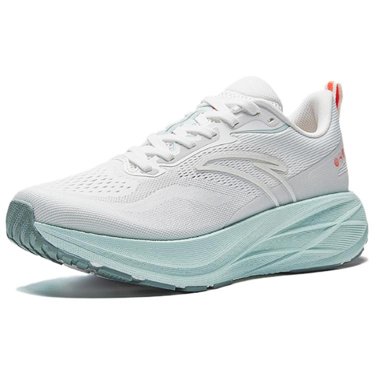 Anta Linglong Comfortable Versatile Durable Sweat-Absorbing Low-Top Casual Running Shoes Women Sneaker White Green 122525558-1