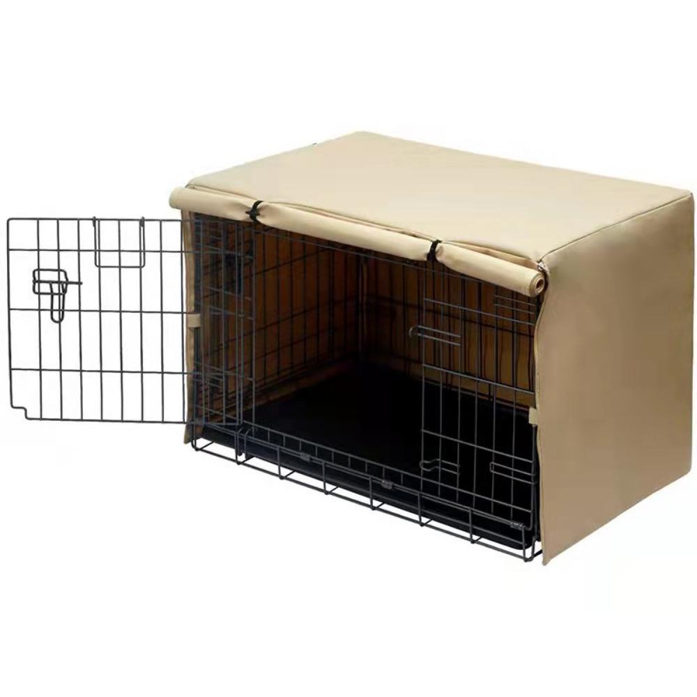 Oxford Cloth Dog Cage Cover Thickened Warm Rainproof Case Wire Crate Sun Covers  Wire Cages