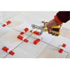 Tile Leveling System Gaskets - 100pcs Sizes 1mm (1mm, White)