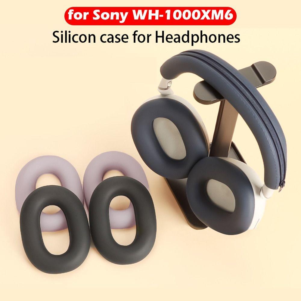 Anti-scratch Wireless Headphones Cover Soft Headset Pad for Sony WH-1000XM6 Bluetooth Headset