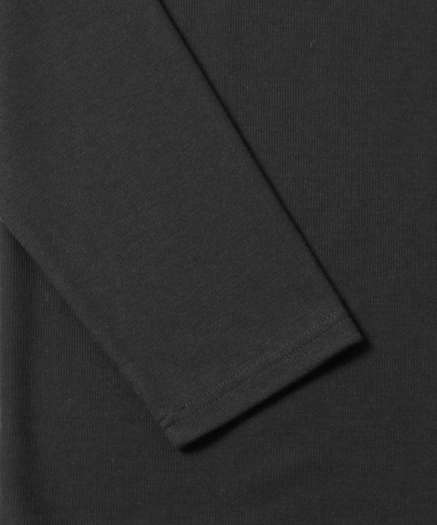 ADHOC Men'S Basic Mock Neck T-Shirt (Black) (Hb9Lt08)