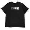 VEGAINS Vegan Gains T-Shirt Blouse Anime Figures Blacks Cute Tops Men's Cotton T-shirt