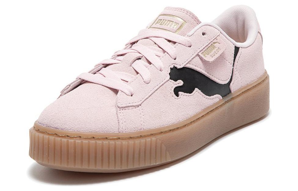 PUMA Suede Platform Shoes 'Pink Black Gum' Women's 397233-05