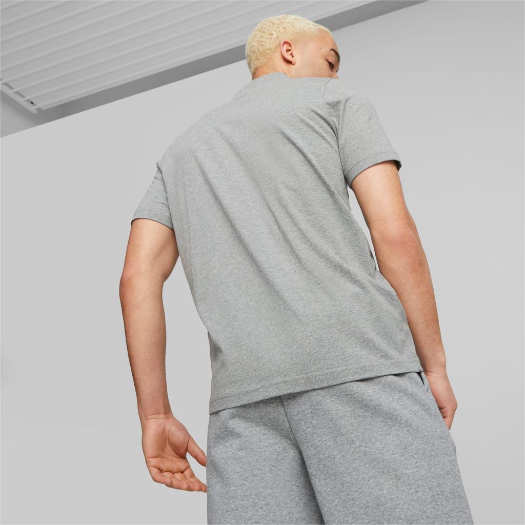 Puma X BMW Riplwy Kolaborativní Písmenkový Potisk Ležérní Polo tričko s Krátkým Rukávem Pánské Polo Trička Šedá 621312-03