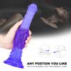 Eggless Horse Cock Large Simulation Transparent Dildo Big Mac Female with Silicone Dildo Sexy Special-shaped Horse Whip