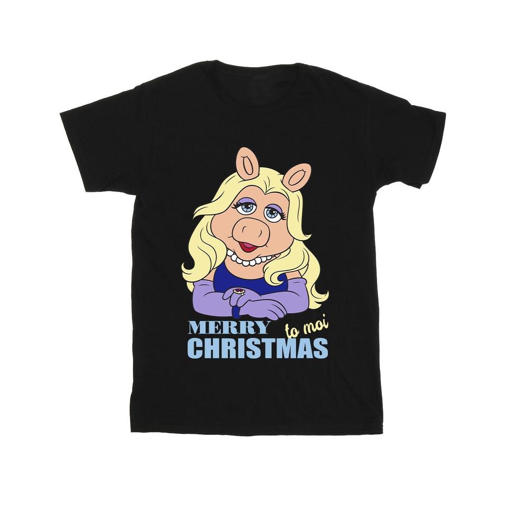 Disney Mädchen Muppets Miss Piggy Queen of Holidays Baumwoll-T-Shirt