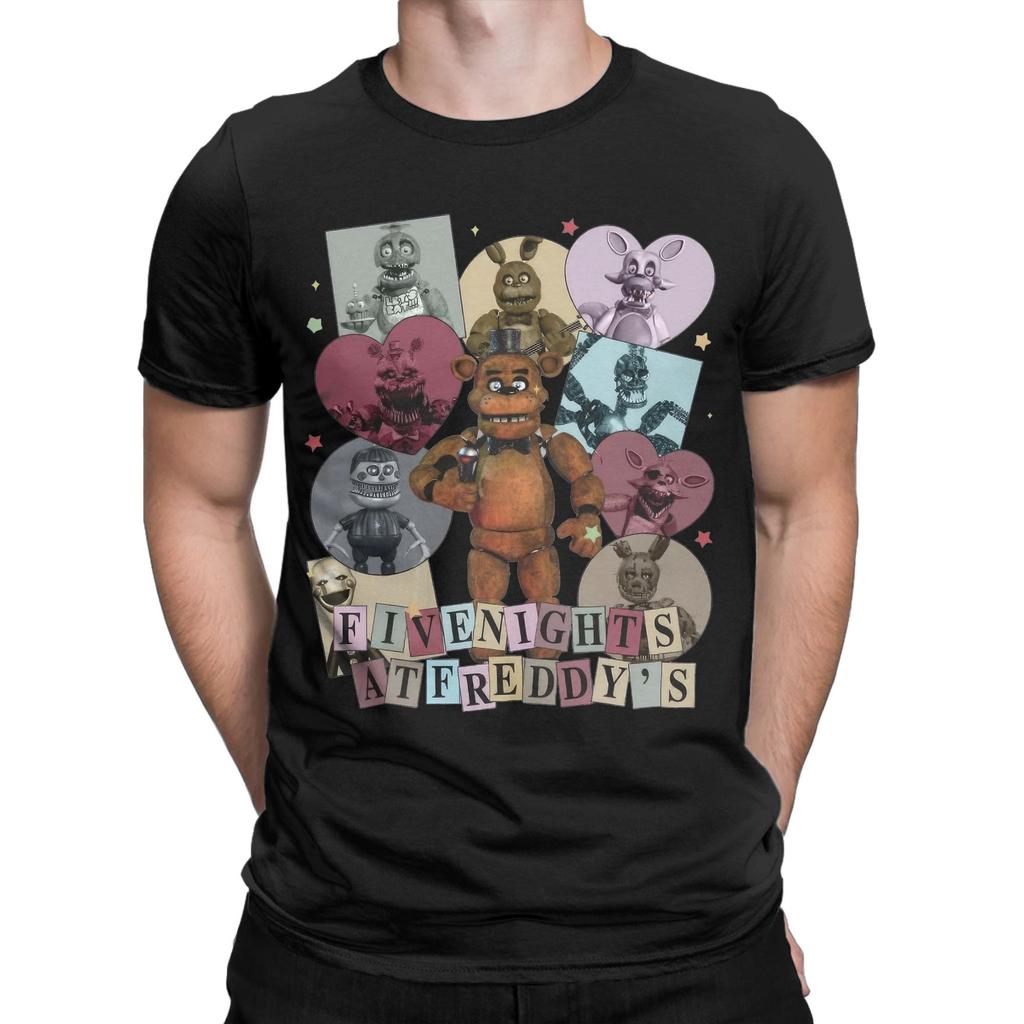 Maglietta FNAF Orso Uomo Donna 100% Cotone Nuovi Arrivi T-shirt Abbigliamento
