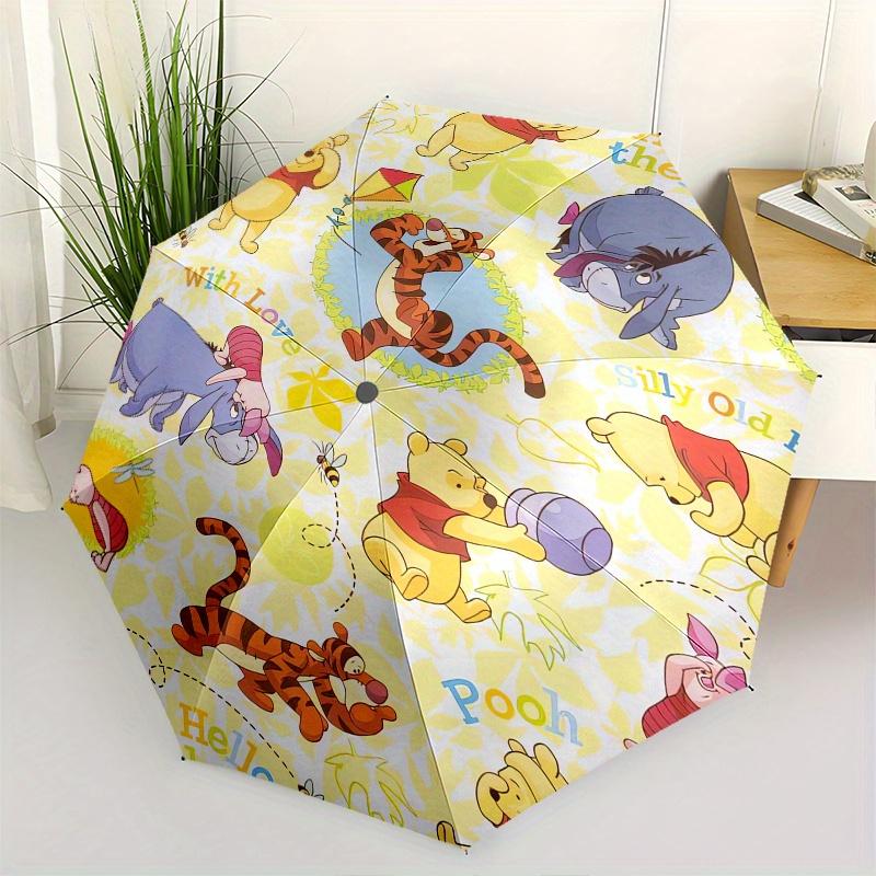 

Winnie the Pooh,Tigger Automatic folding umbrella, 8 ribs portable foldable design, best choice for business and going out, birthday, Hallow