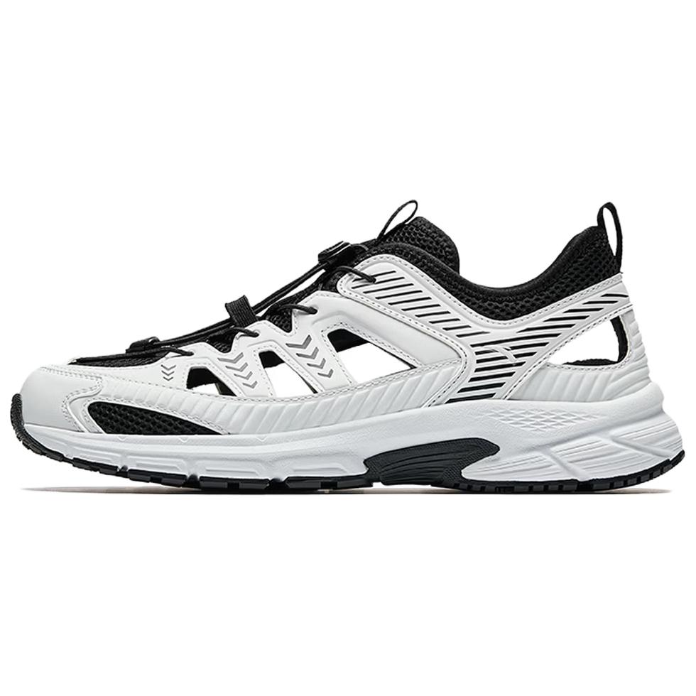 

Anta Fabric Synthetic Leather Trendy Splicing Stitching Non-Slip Breathable Creek Shoes Men Shoes Gray Black 912626655-6 40