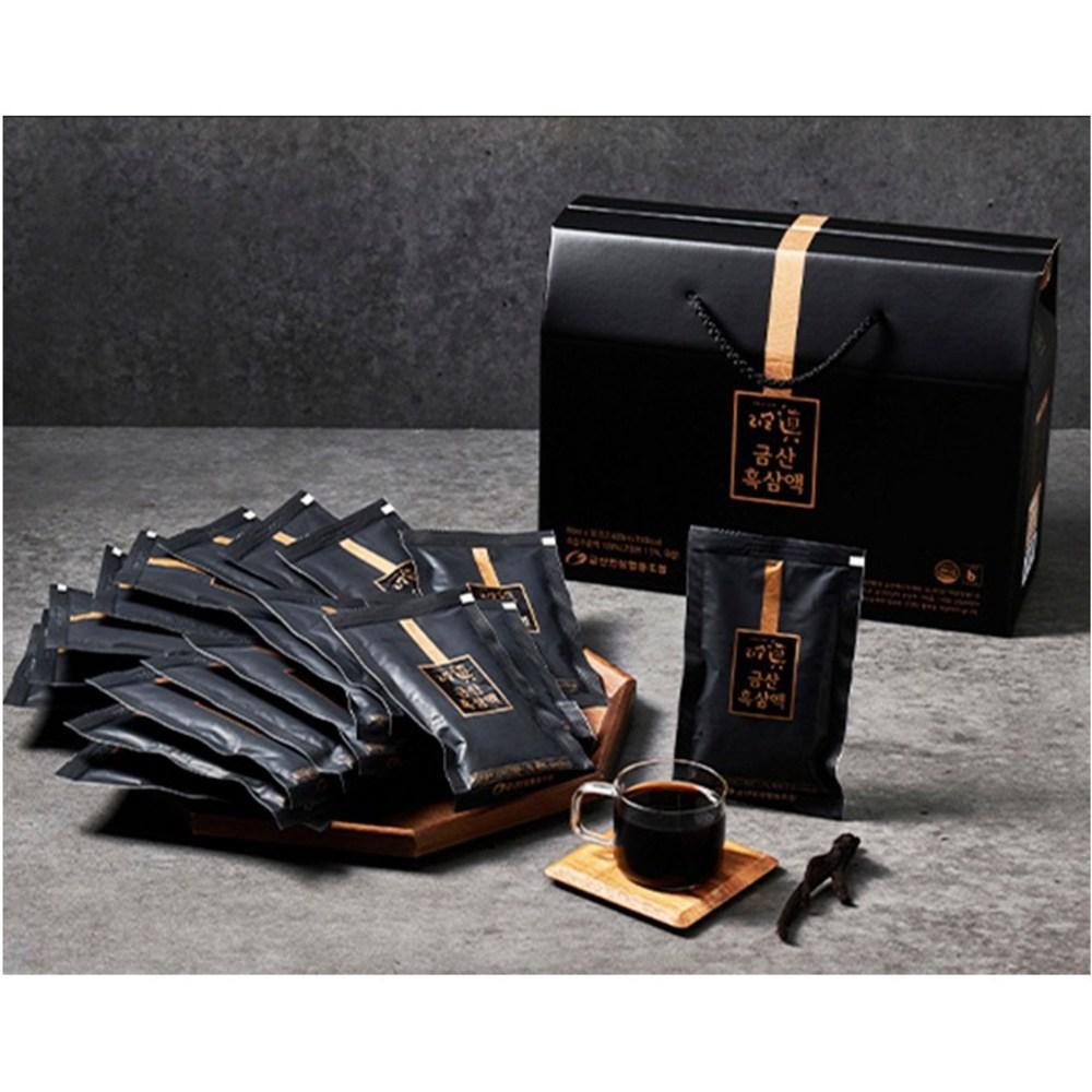 Geumsan Ginseng Cooperative Real Jin Geumsan Black Ginseng Extract, 30 Sticks (80ml × 30) / 2,400ml