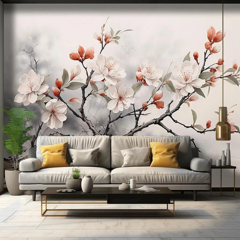 Creative Green Plant 3d Wallpaper Forest Flowers Wall Murals Living Room Bedroom Romantic Home Decor Fresco