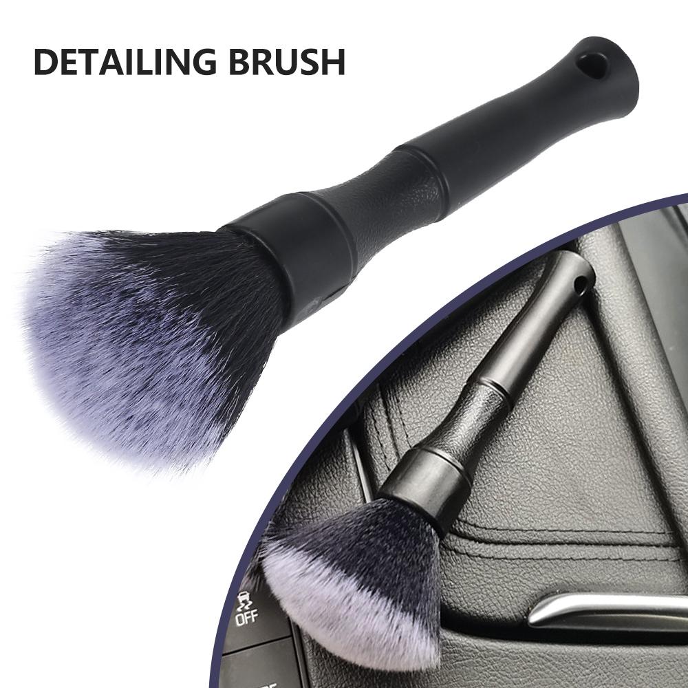 Perie Detailing Auto Super Moale Perie Detaliu Interior Auto Ultra-Moale Perie Praf pentru Mașină Gura de Ventilație Bord Scaun Curățare Piele