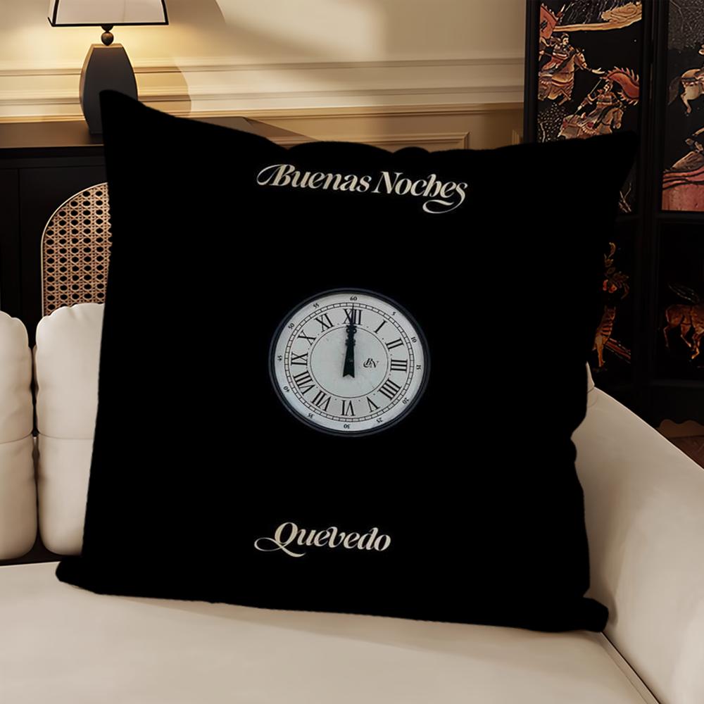 Hot Singer Q-Quevedo Buenas Noches Sofa Living Room Bedroom Headboard Backrest Cushion Square Cushion Nap Time Pillow Case