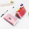 A6 Accordion File - 13 Pocket Multi-layer Folder with Buckle for Receipts and Documents