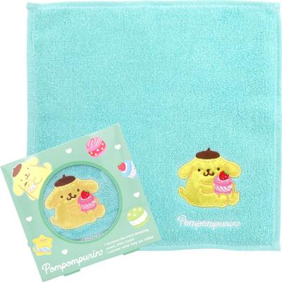 Salonje Pompompurin Towel Handkerchief BOX Macaron 880961 Gift SANRIO Sanrio