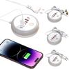 PD20W Multi Port Socket with LED Light 2 Type-C+4 USB Fast Charging Wall Charger USB Adapter Charger for Phones Tablets