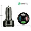 4 Ports Usb Car Charger Quick Charge 3.0 Qc 3.0 7a Fast Charging For Iphone 13 12 11 Xiaomi Huawei Samsung Phone Car Usb Charger