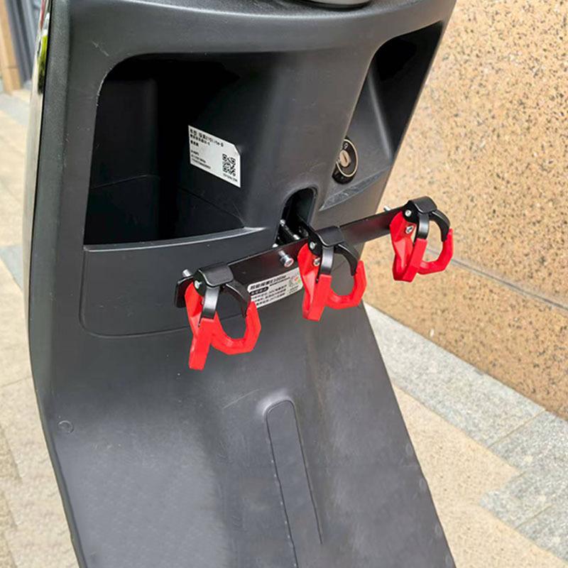 New Motorcycle Double Hook Luggage Bag Hanger No Drilling Required Front Bumper Hook Modified Hook E-Bike Motor Accessories